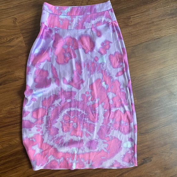 Free People Skirt Purple Tiedye - Picture 3 of 4